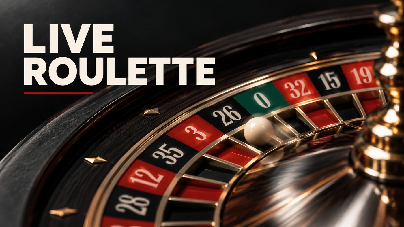 Conceptual close-up illustration of a roulette wheel and ball under directional light; not a specific live game or exact rule diagram.